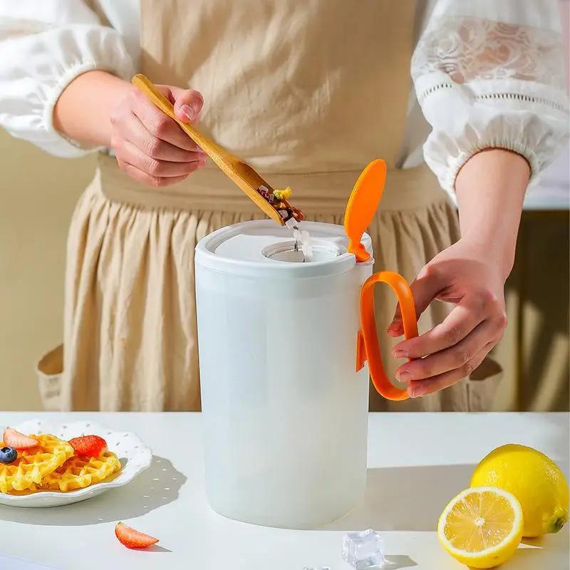 Кувшин для воды 1,5/2,2 л, контейнер для лимонада, соковыжималка, большой заварочный чайник с заварочным устройством для чая, пластиковый горшок для холодных напитков, кувшин для напитков