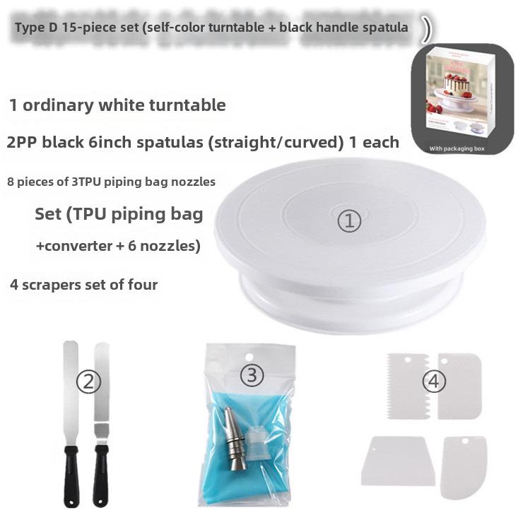 Набор для украшения торта из пшеничной соломы - вращающийся инструмент для выпечки для проектов «сделай сам»