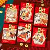 6Pcs Chinese Year Money Envelope Lucky Red Pockets 2026 Horse Year Red Envelope Spring Festival Marriage Birthday Envelope