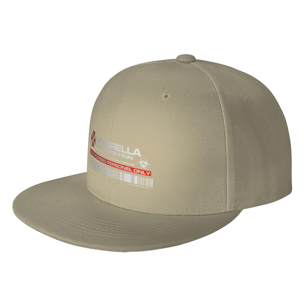 Fashion UMBRELLA CORP AUTHORIZATION ACCESS STICKER Flat Brim Sun Hat ParentChild Sun Visor Hat