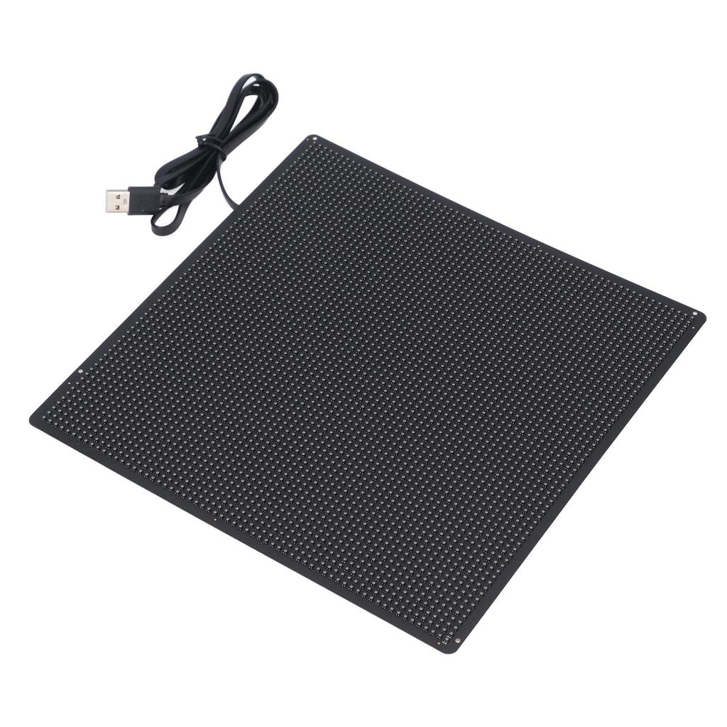 Светодиодный дисплей 64 X 64 точек, гибкий программируемый светодиодный дисплей BT для вечеринки, карнавала, сбора 25 X