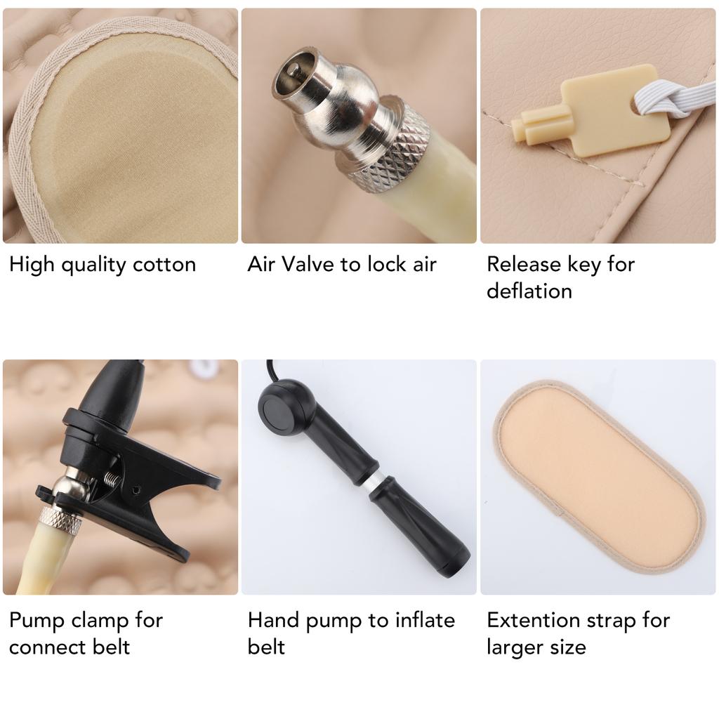 Spinal Air Traction Brace Decompression Back Belt Lumbar Support Belt for Men & Women Lower Back Back Posture Correction Strap