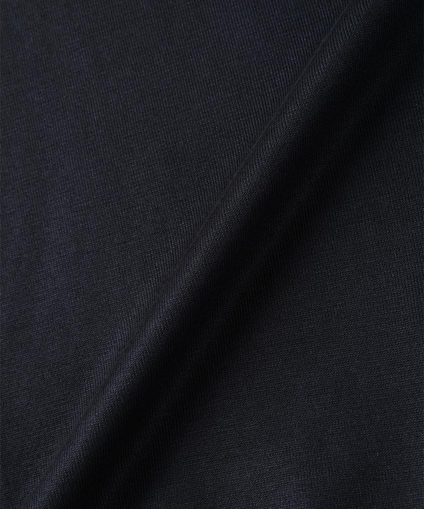 PANICALE Navy Viscose Blend Polo Knit