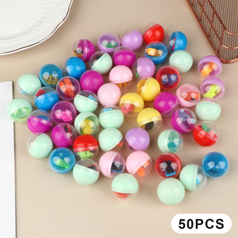 30/50 шт. Забавные смешанные игрушки-капсулы-сюрпризы, прозрачная яичная скорлупа, смешанные игрушки, сувениры для дня рождения, награды, наполнитель для пиньяты, подарки