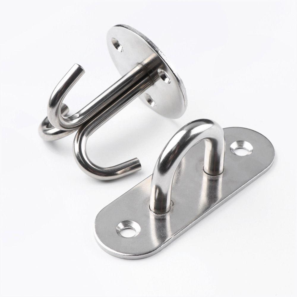 1Pcs U/J-Shaped Wall Hook Plate Deck Door Buckle New Ceiling Mount Hanger  for Fan Lamp