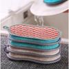 Double-sided Dishwashing Sponge Dishwashing Magic Wipe Rag Decontamination Scouring Cloth Brush Pot 8-character Sponge Wipe Cleaning Sponge Block
