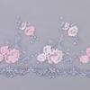 1Y Wide 20CM Grey Flower Lace Fabric Accessories For  Handmade DIY Clothing Wedding Dress