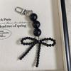 Брелок для ключей Ins Style Bowknot Pearls Metal Love Phone Подвеска для наушников Чехол для сумки Декор Брелок для ключей от автомобиля