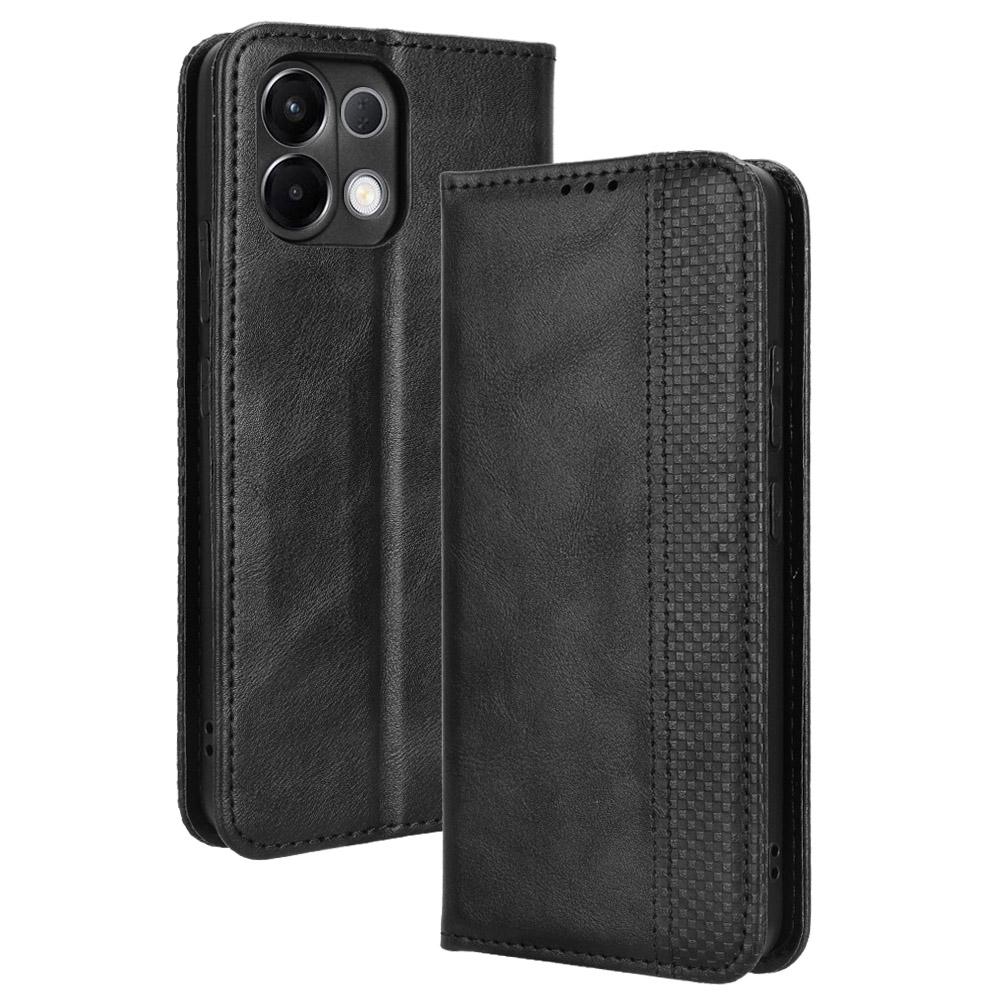 For Oppo K13 5G Leather Case Wallet Stand Retro Texture Phone Cover