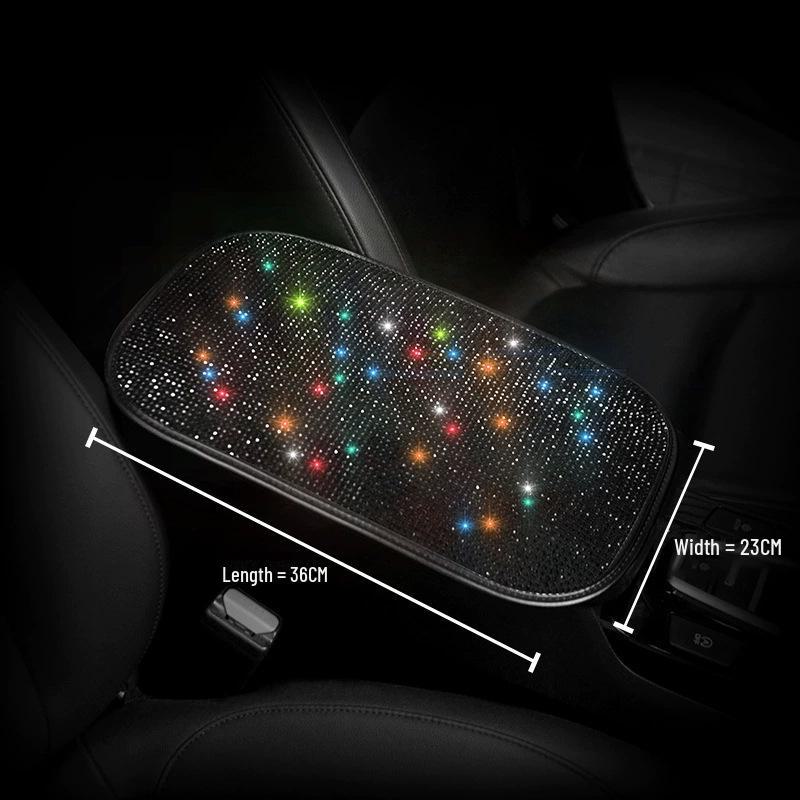 Универсальная утолщенная ромбовидная защитная накладка на подлокотник автомобиля