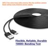 Сверхдлинный USB-USB-кабель для зарядки термометра/камеры, длинный провод для зарядного устройства, усилитель напряжения 15 метров