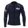 Diving Wetsuit Top 3mm Neoprene Separate Jacket Warm Inner Fleece Lining Snorkeling Swimming Water Sports
