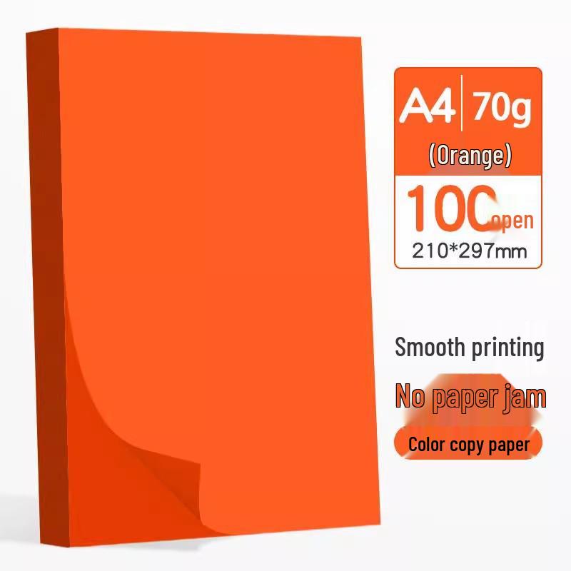 10-Color A4 Origami & Printing Paper, 70g, for Craft & Office Use
