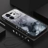 Luxury Marble Pattern Phone Case for Xiaomi 13T 12T 11T Poco F6 X6 X5 Pro Redmi Note 13 12 11 Pro K40 K70E Lanyard Shockproof Soft TPU Cover