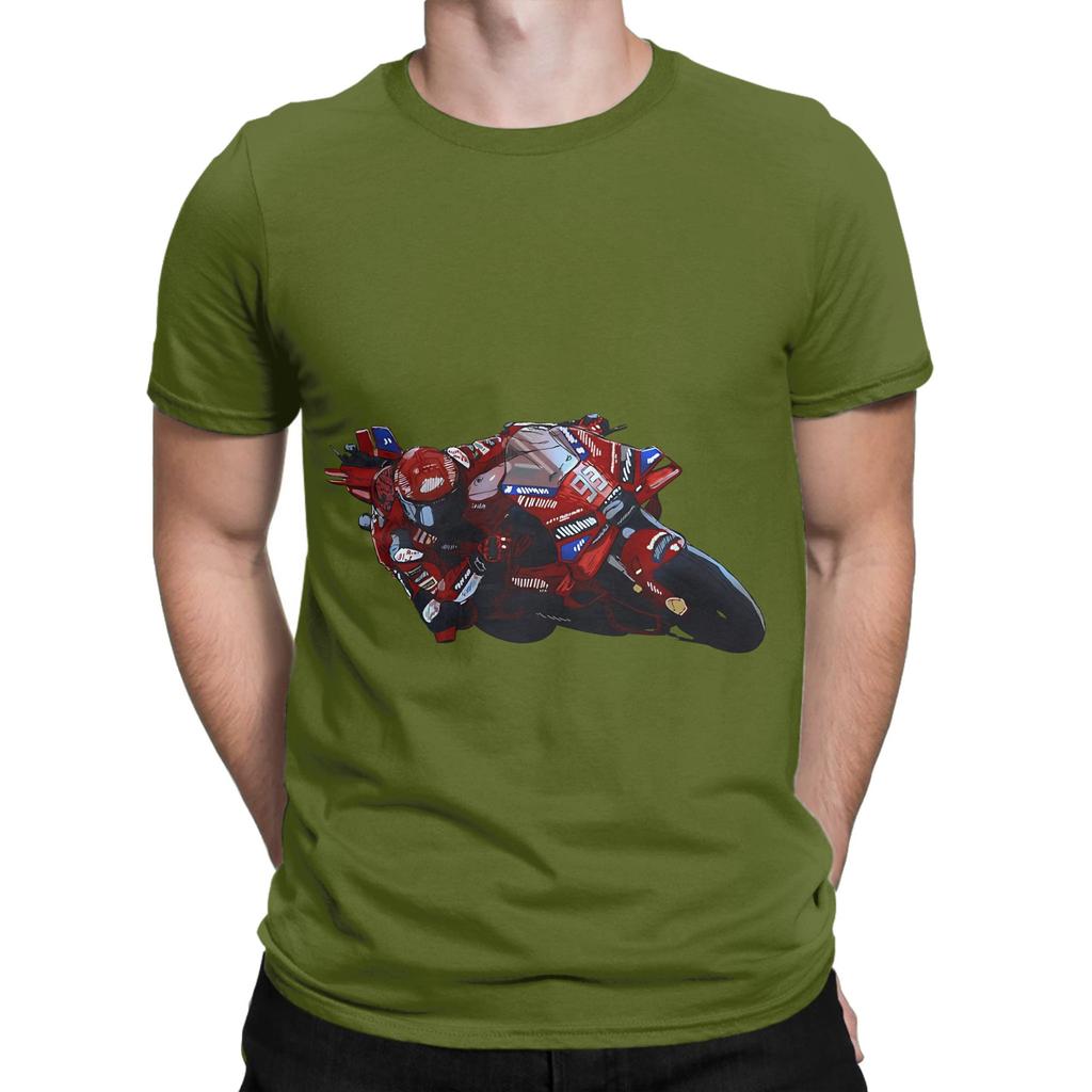 motogp rider Red Funny 100 Cotton TShirt moto the gp Tops Tees For Unisex