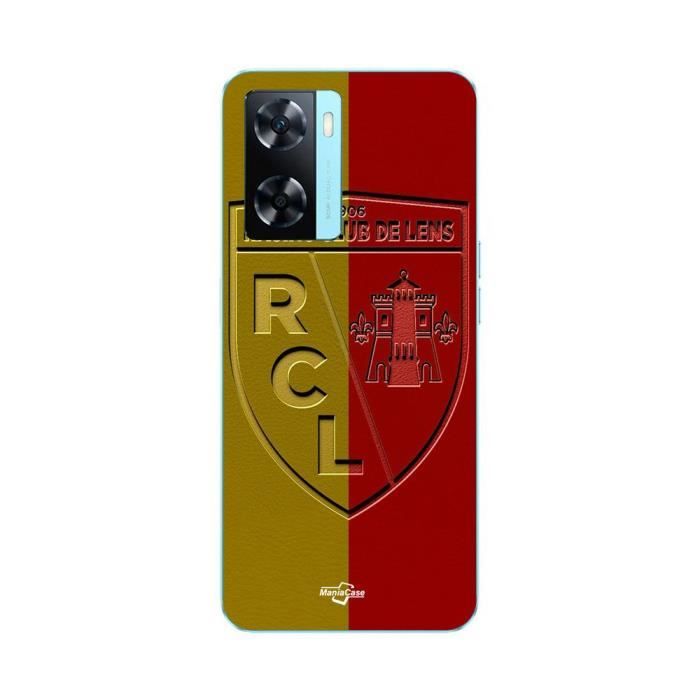 Coque pour Oppo A57s 4G RCL LENS Logo fond jaune et rouge Maniacase