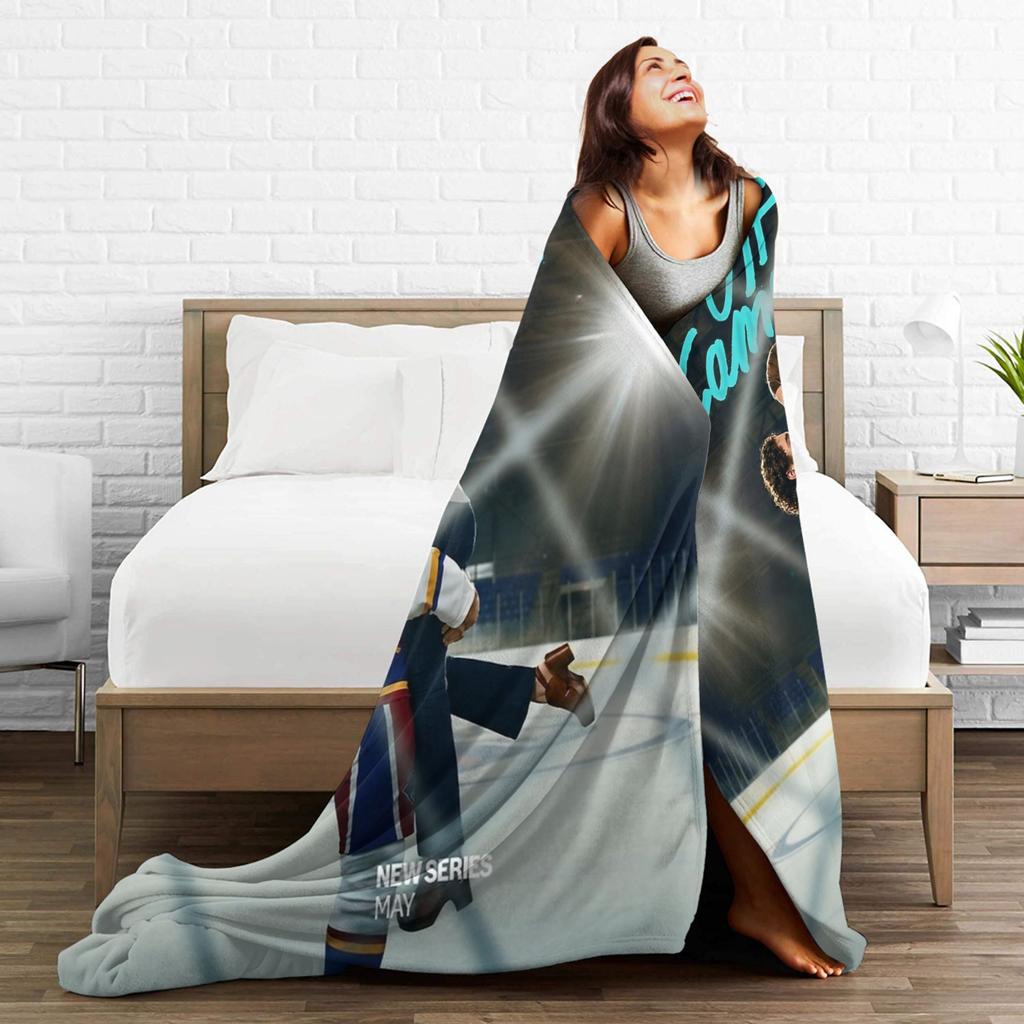 Off Campus Hannah and Garrett Knitted Blankets Flannel Throw Blanket Summer Air Conditioning Decoration Soft Warm Bedsprea,
