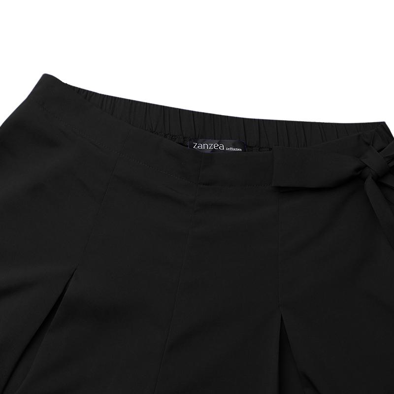 Весенне-летние женские брюки-кюлоты на шнуровке, свободные широкие брюки, повседневные эластичные брюки, разные размеры на выбор