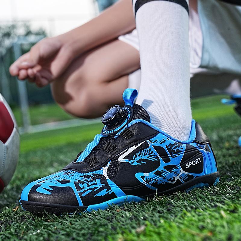Детские Футбольные Бутсы Society TF/FG Школьные Футбольные Бутсы Шипы Травяные Кроссовки Мальчик Девочка Уличные Спортивные Тренировочные Спортивная Обувь