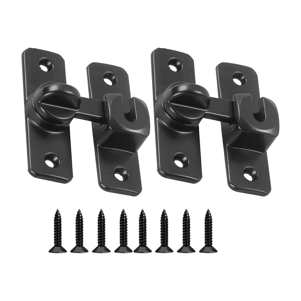 Без перфорированного алюминиевого сплава раздвижной дверной замок без кражи пряжки для использования дома и в гостинице 90 градусов 180 градусов