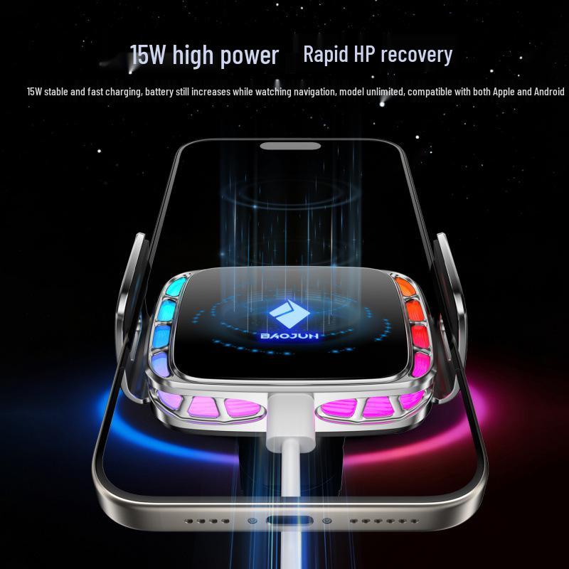 Baojun Series Car Phone Holder with Wireless Charging for 510/RM5/RC5/RS5/310W/560/730/530