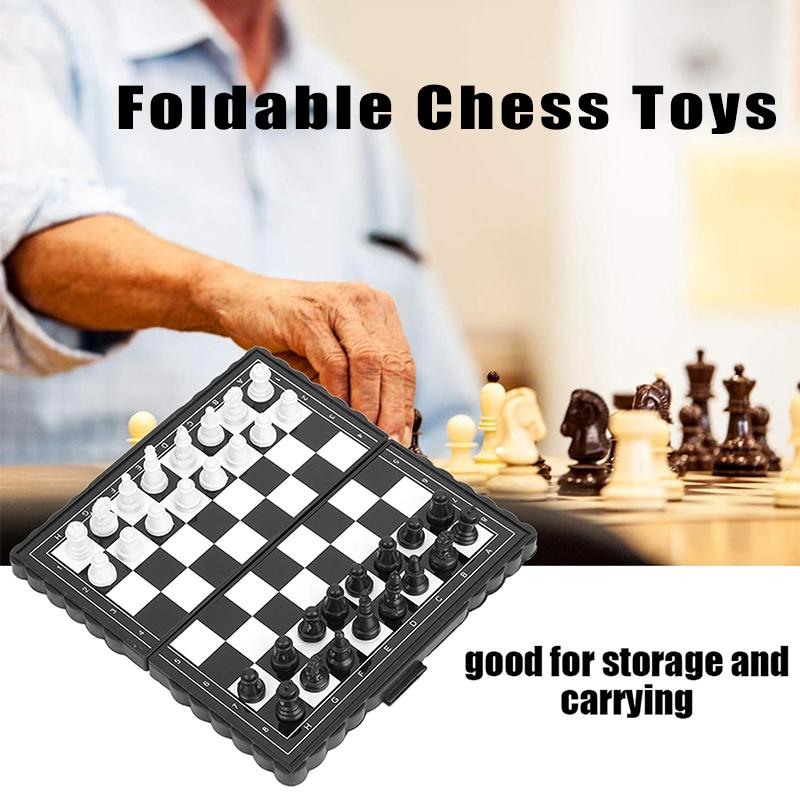 1 Box Of Foldable Mini Portable Magnetic Chess Set For Kids And Adults Travelling, Camping Entertainment Toys