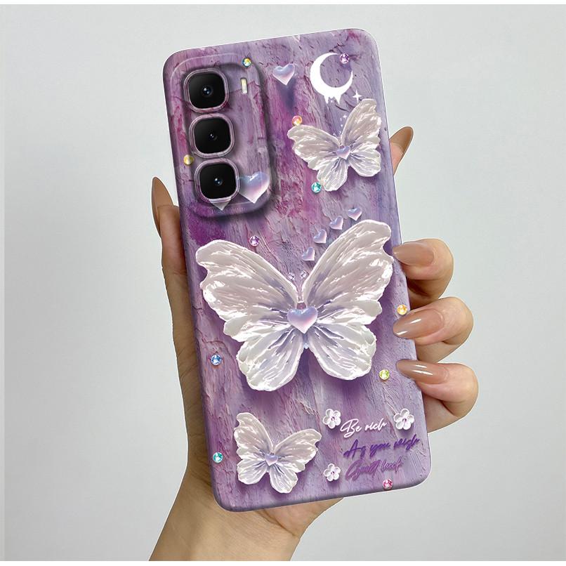 Чехол для Infinix Hot 60 Pro Plus X6886 Эстетичный Красивый Цветочный Чехол Мягкий ТПУ Чехол для Телефона Для Infinix Hot 60 60i Hot60 Pro Fundas