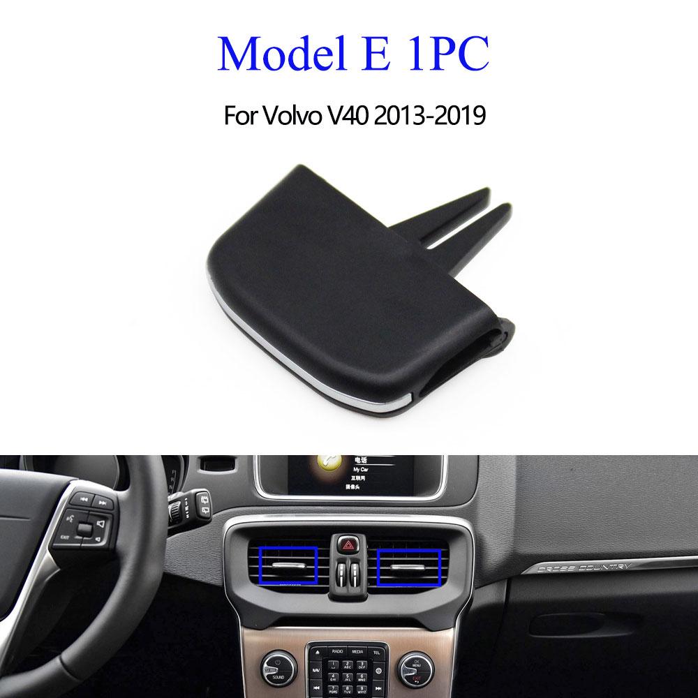 Передний левый и правый кондиционер, зажимы для вентиляционного отверстия переменного тока, слайдер для Volvo S60 V60 V40 2011 2012 2013 2014 2015 2016 2017