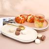 Dessert Tray BPA Food Grade Free Simple Style Smooth Edge Easy to Clean