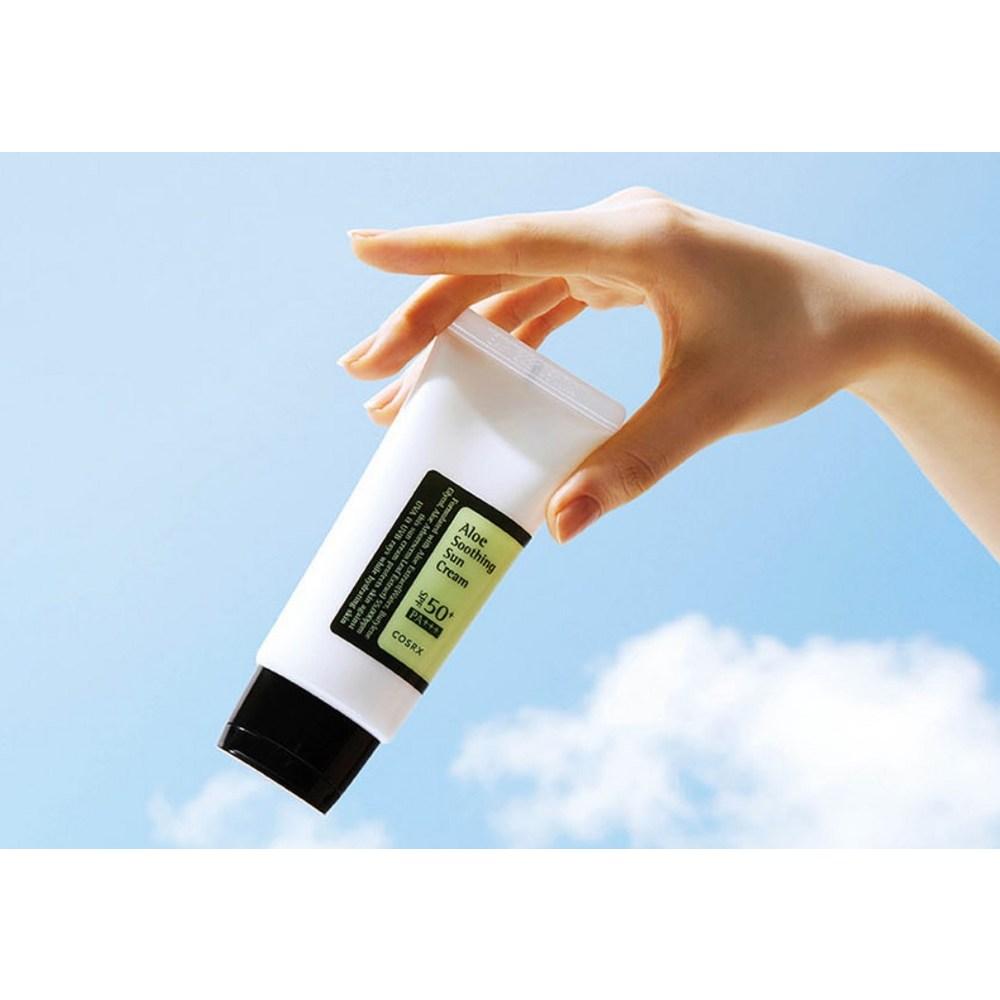 COSRX Успокаивающий солнцезащитный крем с алоэ SPF50+ PA+++, 50 мл, 2 шт.