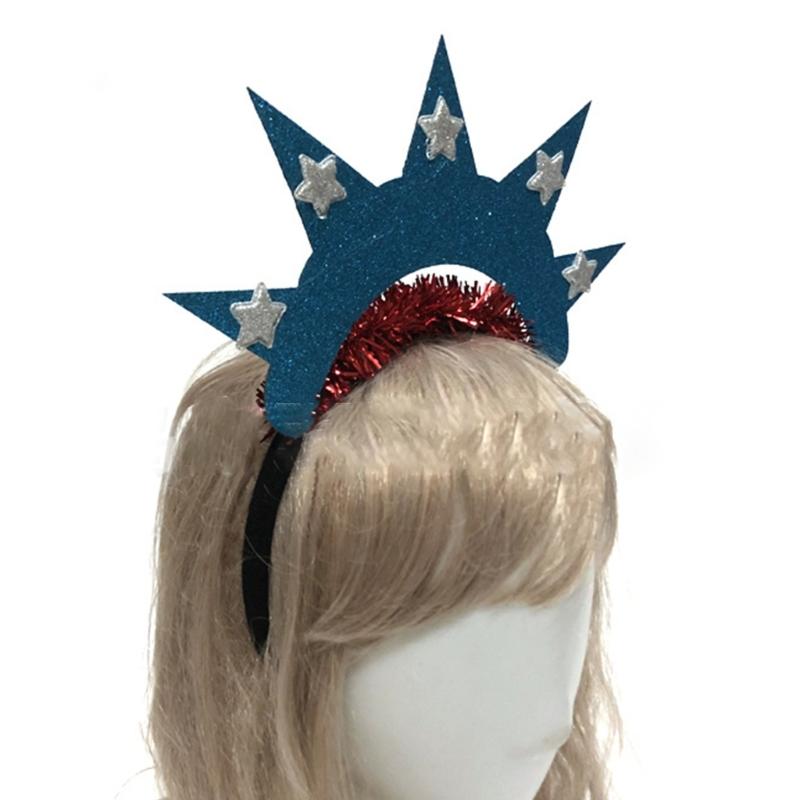 Independence Day Headband HaloCrown Statue Of Liberty Crowns Headband 4th Of July Headband Statue Of Liberty Headband