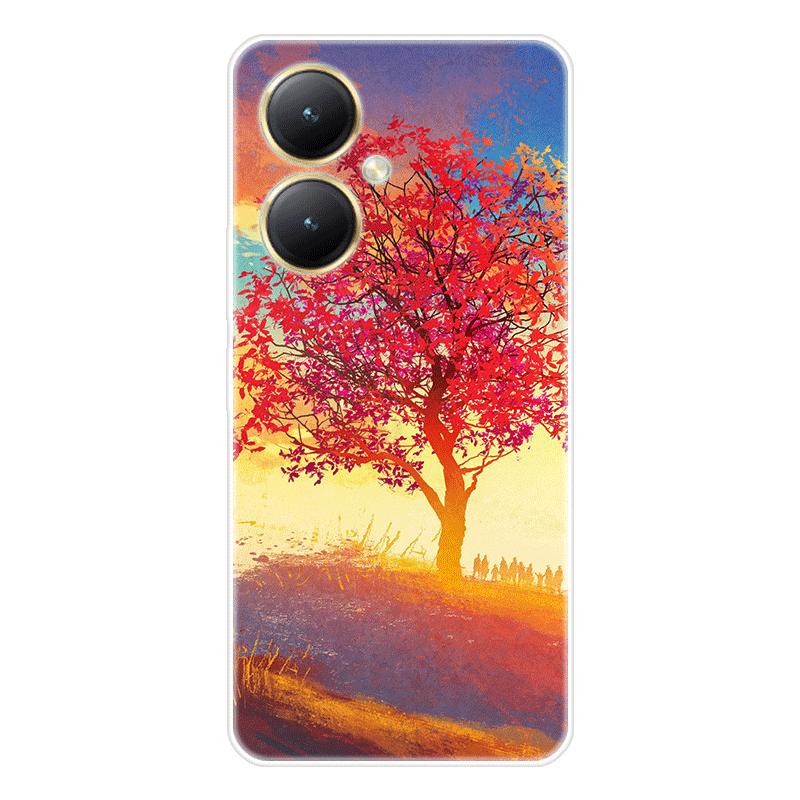 Для Vivo Y27 4G Y 27 5G чехол Мягкая силиконовая задняя крышка Чехол для телефона с рисунком из мультфильма Разнообразие