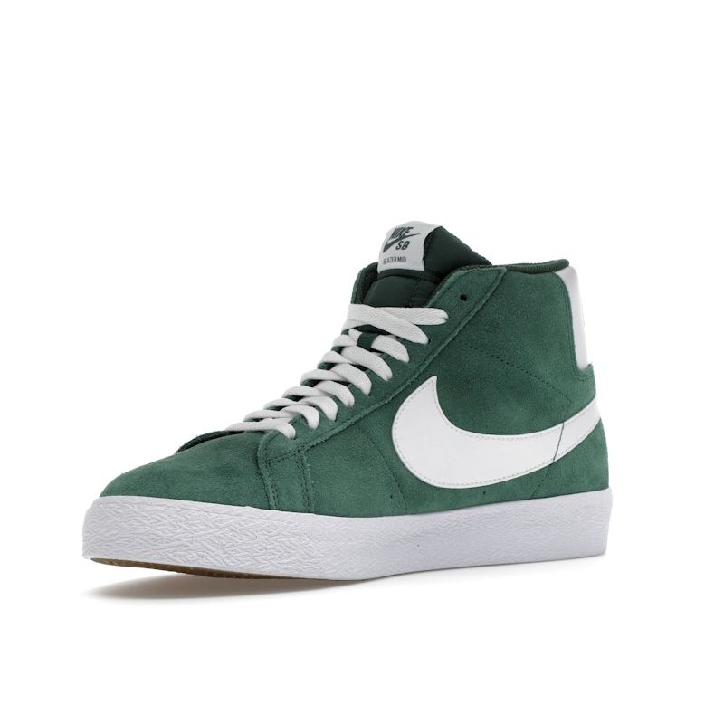 Nike Zoom Blazer Mid SB Fir Мужские кроссовки Зеленый Белый FD0731-300