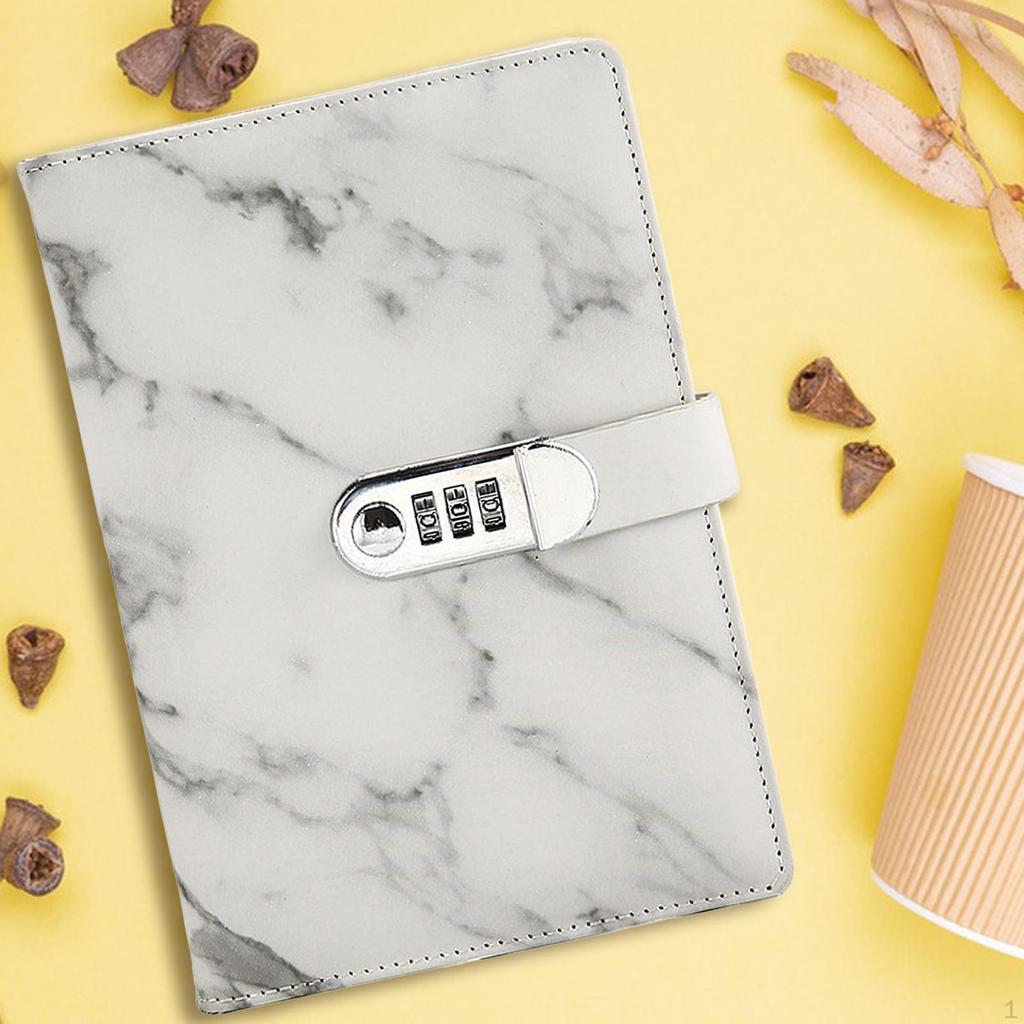 Дневник с блокировкой, 100 листов/200 страниц, журнал с блокировкой паролем для мужчин и женщин