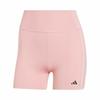 High-Waist Solid Color Training Shorts Women Bottoms Pink IK5481