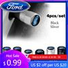 New 2026 Car Sticker 4pcs Metal Car Styling Wheel Tire Valve Air Stem Cap Covers For Ford Ranger Focus Kuga Mustang S-MAX Transi