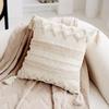 Plain Nordic Style Ins Tufted Tassel Pillow Case Cross-border Retro Tassel Car Pillow Sofa Pillow Case