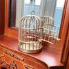 Миниатюрная металлическая клетка для птиц Сделай сам Домашнее подвесное украшение для 1/6 1/12 Настольный декор