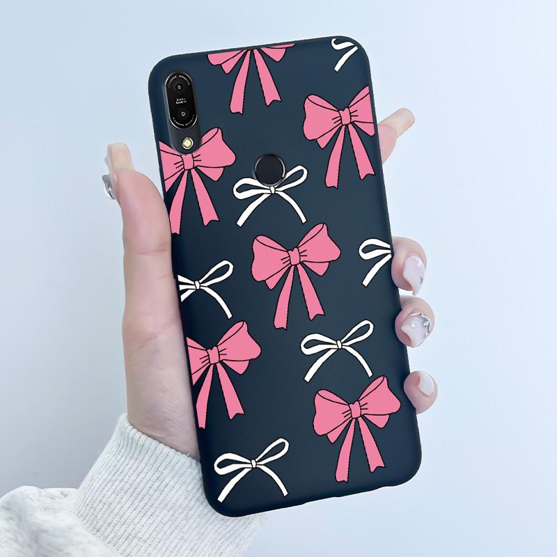 Чехол для Asus Zenfone Max Pro M1 ZB602KL ZB601KL X00TD / Max M1 ZB555KL X00PD, Чехол-Кролик Мультяшные Животные, Черный Мягкий Силиконовый Чехол