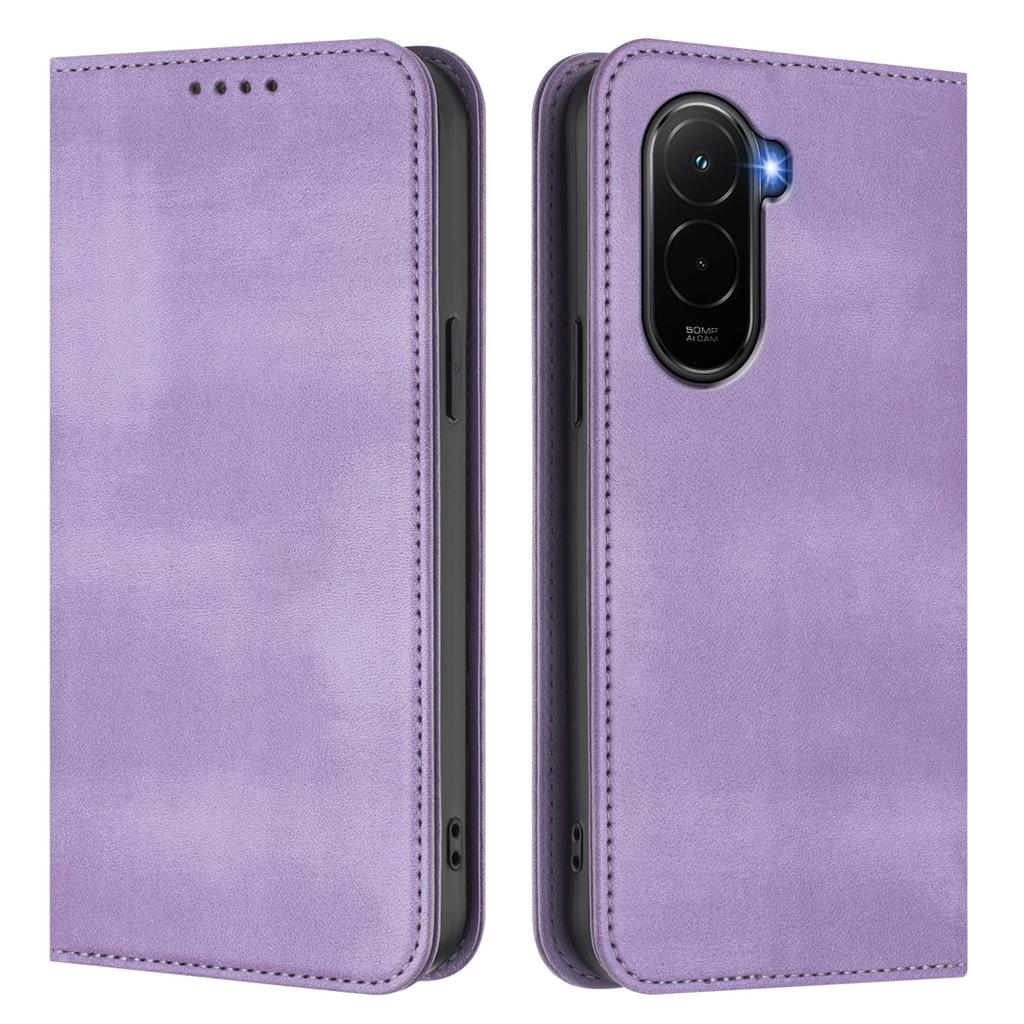 Для Xiaomi Poco M7 Plus 5G/M7 4G (169 мм) Чехлы-кошельки с ретро-текстурой, блокирующие RFID, кожаный чехол для телефона