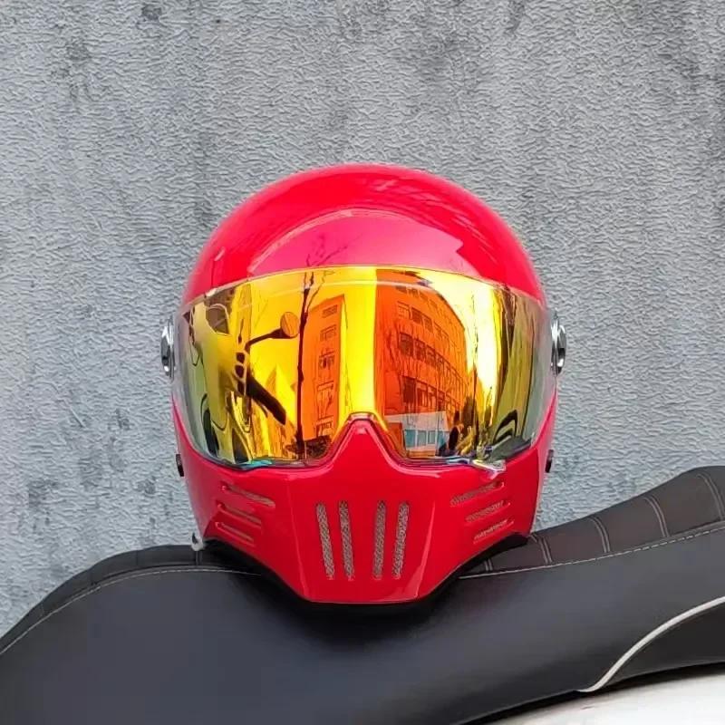Мотоциклетный шлем интеграл casco moto Шлем Винтаж Чоппер Ретро capacete de motocicleta модульный шлем Одобрение DOT