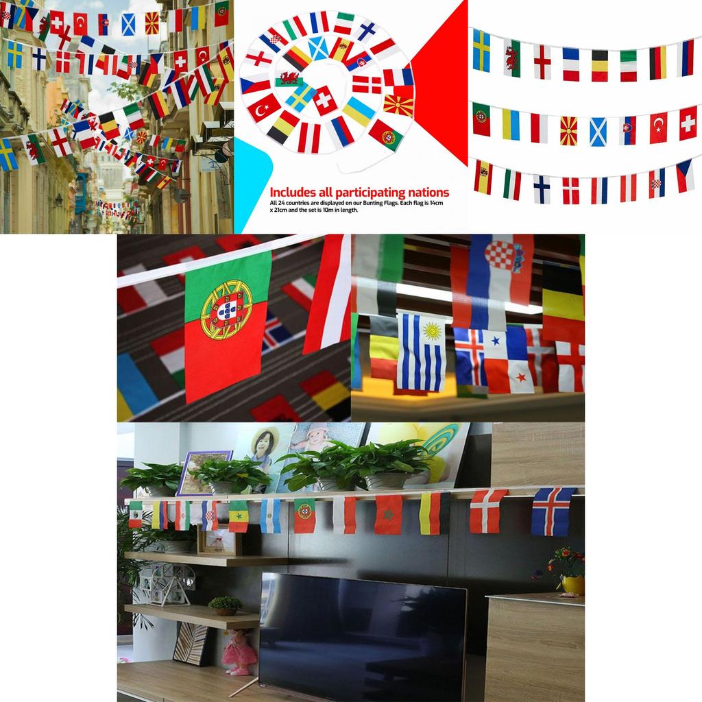 Флажки Евро 2021 Премиум Качества Турнирные Флаги Для Всех 24 Наций В Ярких Цветах