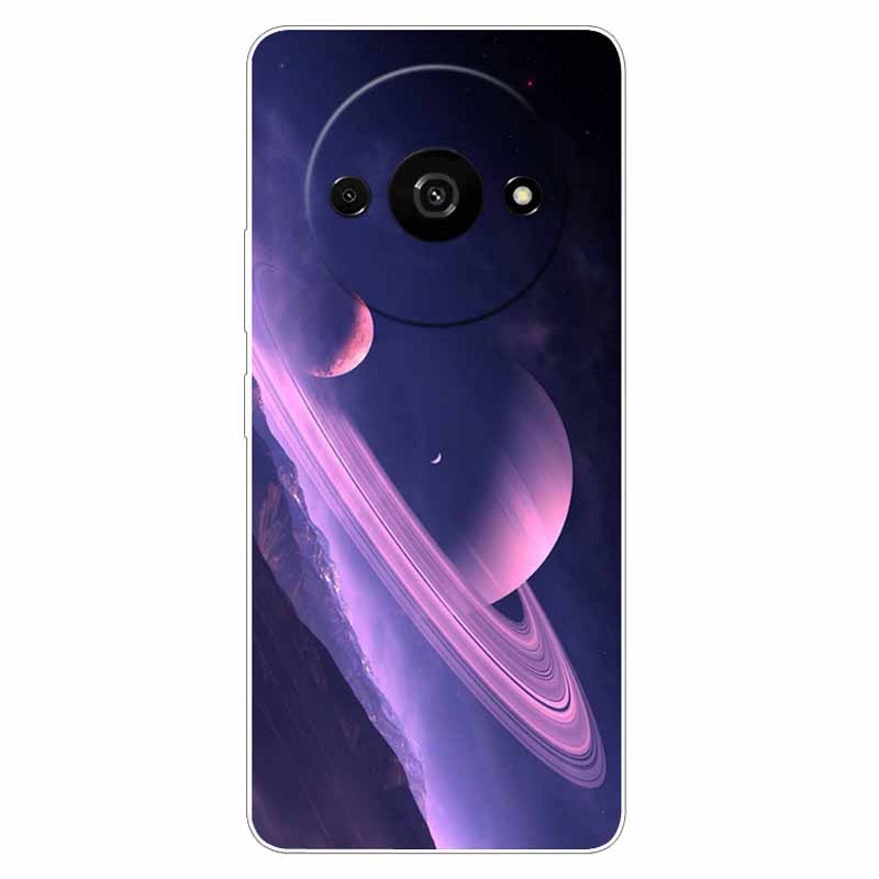 For Xiaomi Poco C61 Case Soft Cool Space TPU Silicone Protective Back Covers for Xiaomi Poco C61 PocoC61 Cases C 61 Landscape
