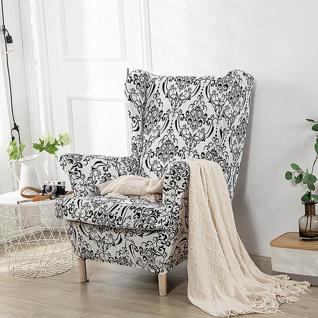 Чехлы для кресел Bohemia Wing, чехлы для кресел из эластичного спандекса, съемные чехлы для диванов Relax с чехлом для подушек сидений
