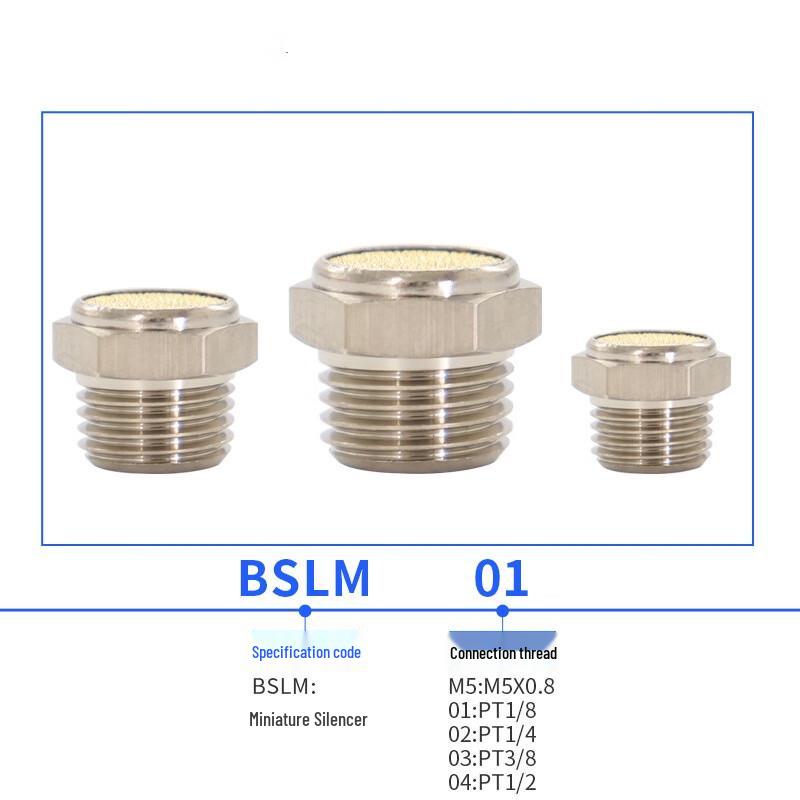 Pneumatic Solenoid Valve Silencer