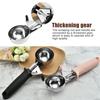 Stainless Steel Ice Cream Scoop Black Pink Ball Scooper New Kitchen Tools