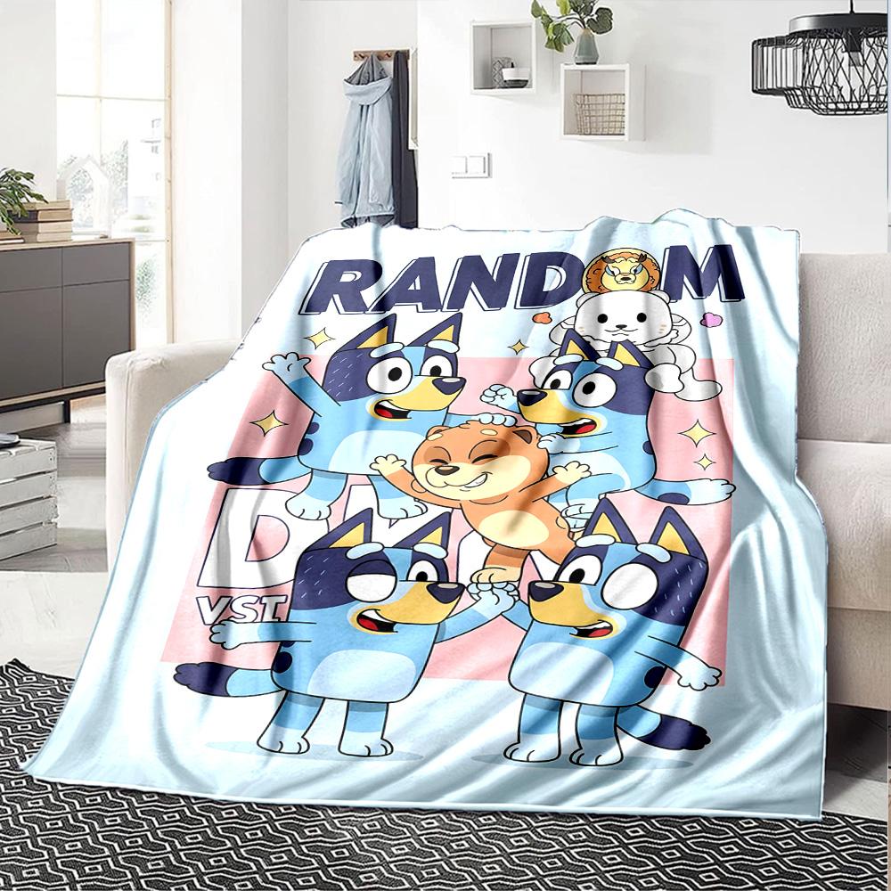 1pc B-Blucy Blanket, Gift, for Men and Women, Soft Blanket, Good for Sofa Bed Couch Travel, Lightweight Flannel Blanket