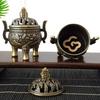 Copper Alloy Hanging Incense Burner - Indoor Aromatherapy Ornament for Agarwood Sticks