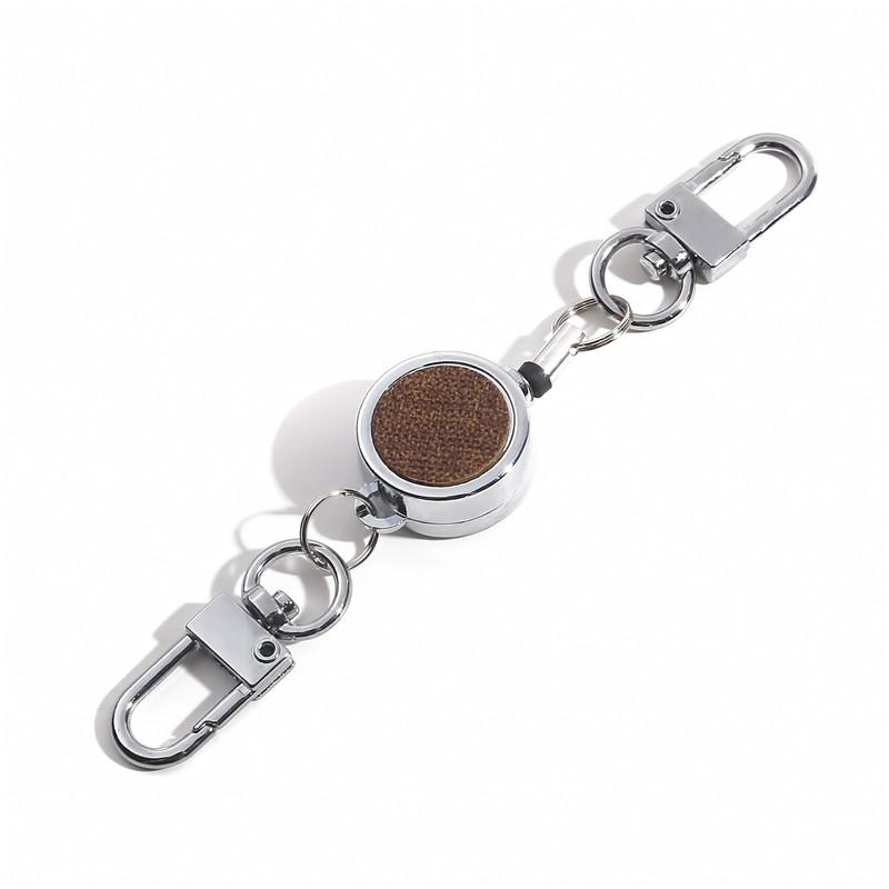 1 шт. Выдвижной брелок для ключей с цепочкой, держатель для карабина, удлиняющий брелок
