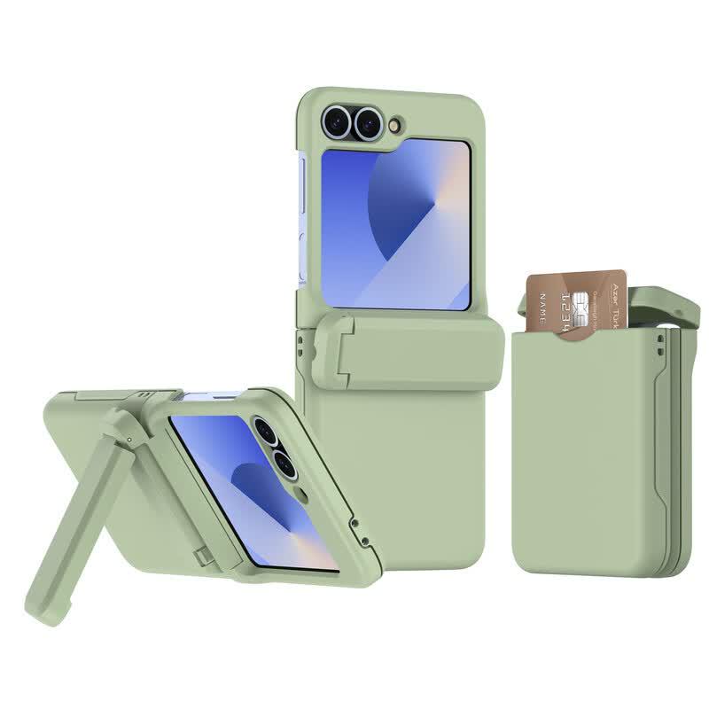 CAXITON Защитная крышка-кошелек для Samsung Z Flip7 с защитой шарнира